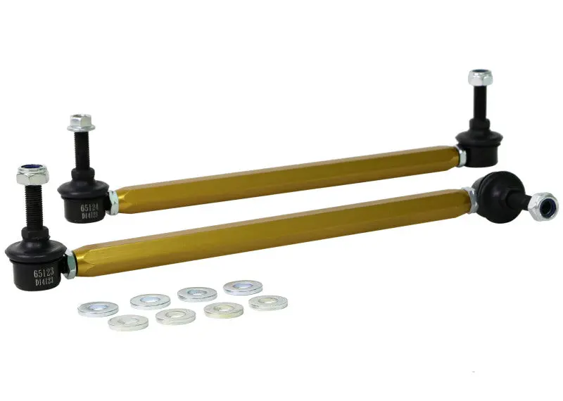 Whiteline 06/05+ Ford Focus Ls / 05/09+ Mazda 3 Bk Front Swaybar Link Kit H/Duty Adj Steel Ball 1