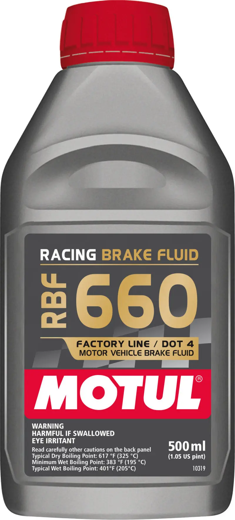 Motul 1/2L Brake Fluid Rbf 660 - Racing Dot 4 1