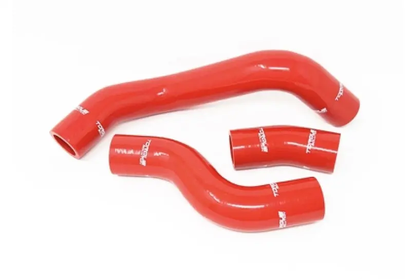Torque Solution 2013+ Subaru Brz / Scion Fr-S / Toyota 86 Silicone Radiator Hose Kit - Red 1