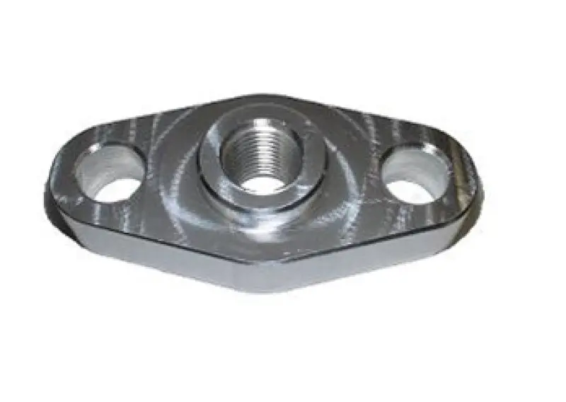 Torque Solution Billet Oil Feed Inlet Flange: Universal T3/T4 Turbos 1