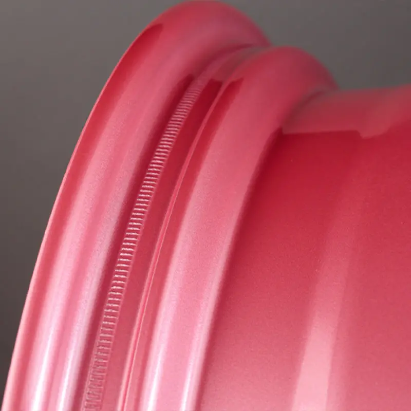 Gram Lights 57Cr 18X9.5 +40 5X100 Sakura Pink Wheel (W/ Center Cap & No. 21 Bk Air Valve) 2