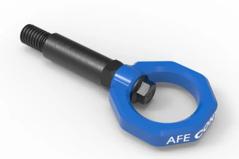 Afe Control Front Tow Hook Blue Bmw F-Chassis 2/3/4/M 1