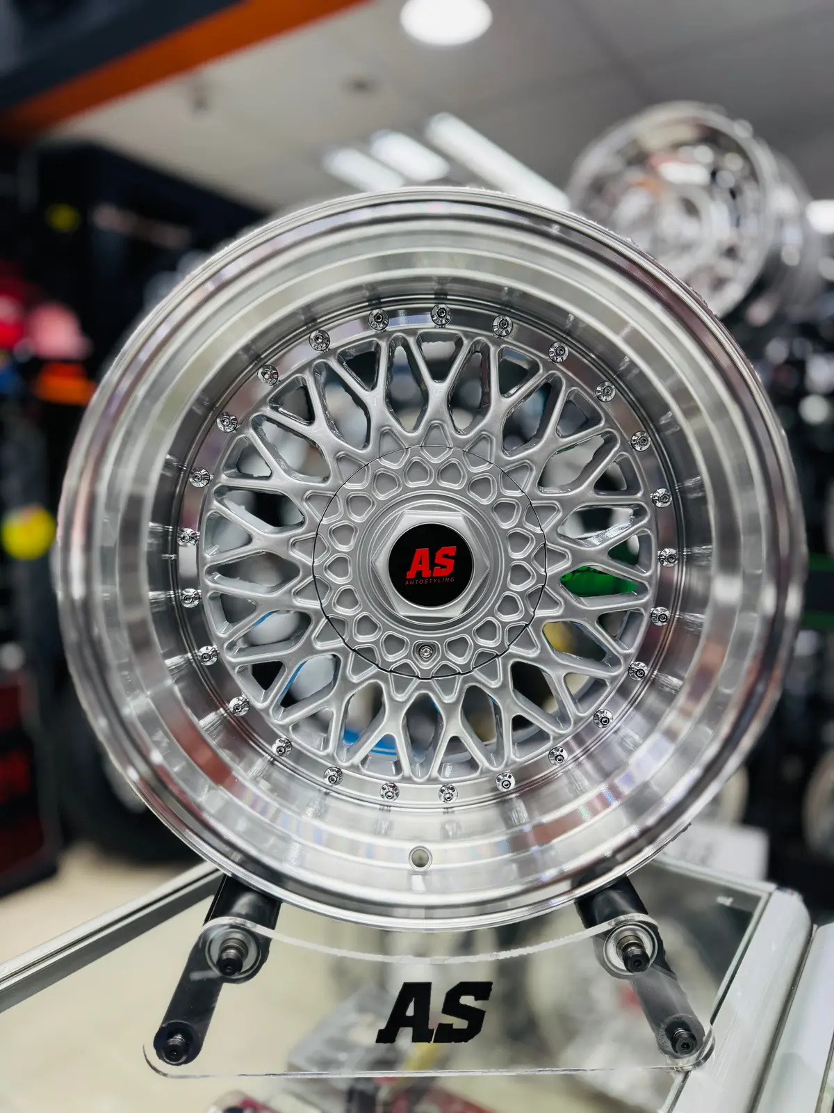 17” As-Mesh 8.5/10J 4/100 4/114 Silver 1