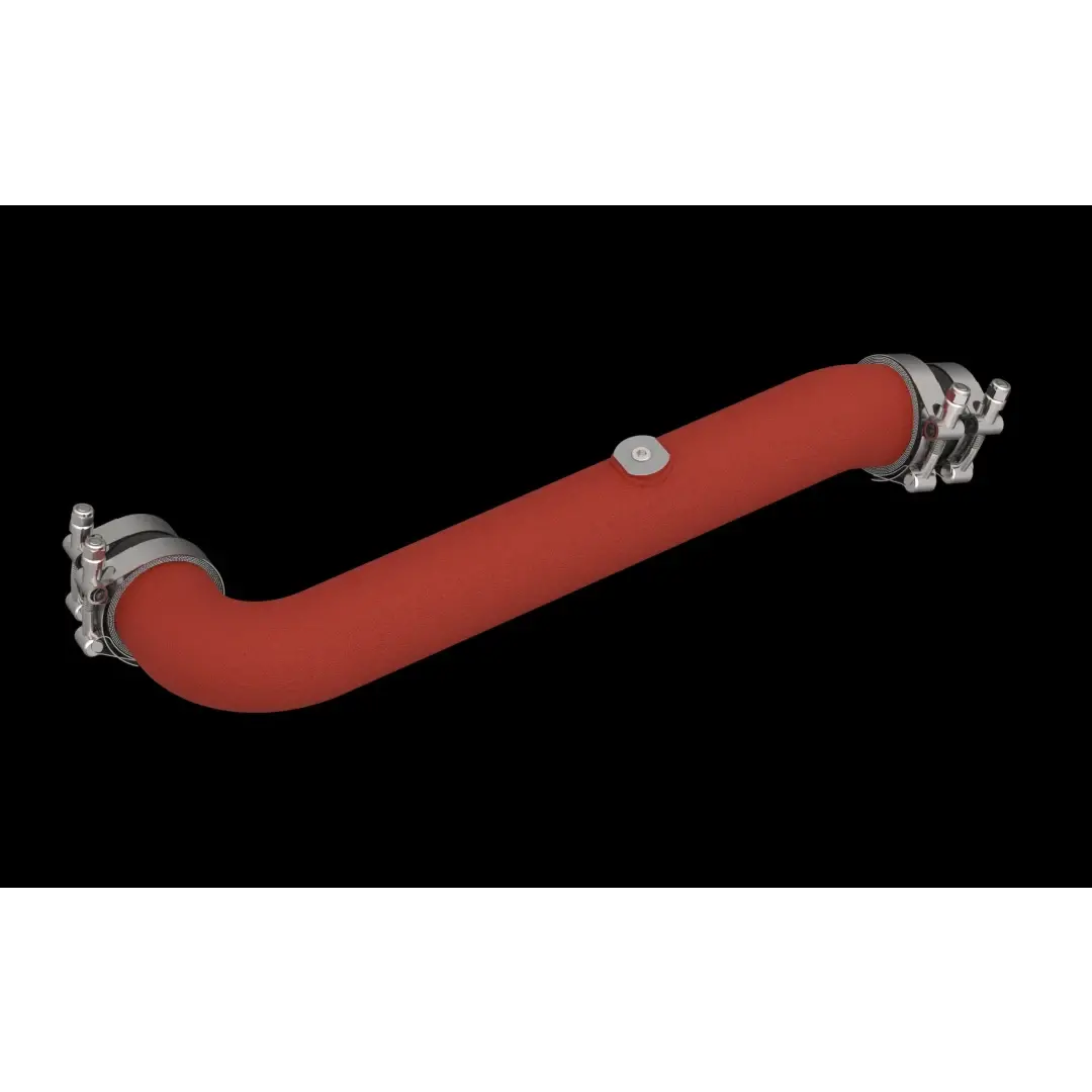 K&N 23-24 Toyota Gr Corolla L3 1.6L Charge Pipe Kit - Wrinkle Red 1