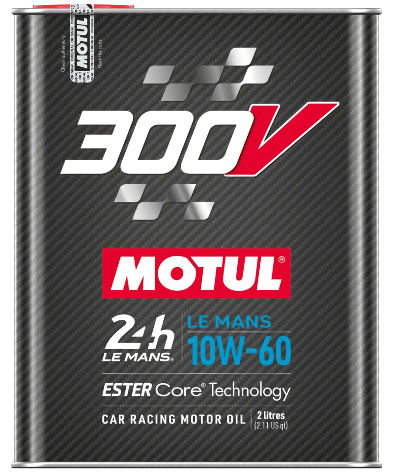 Motul 2L Synthetic-Ester Racing Oil 300V Le Mans 10W60 10X2l 1