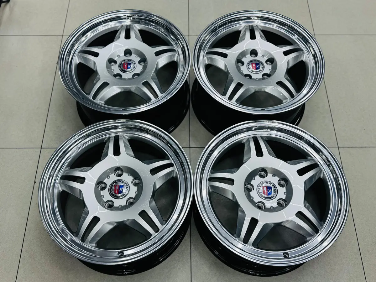 18 ” E36 M3 Motorsport German Spec Forged Rims Silver Narrow Wides With High Polish Mirror Lips 1