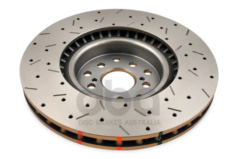 Dba 04-12 Subaru Sti/2017 Brz W/Perf. Pkg. 10 Stud Hole Front Drilled & Slotted 4000 Series Rotor 2