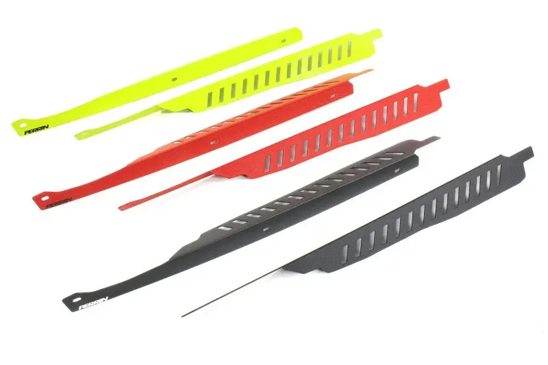 Perrin 08-14 Subaru Wrx/Sti / 08-11 Impreza Fender Shroud Set - Neon Yellow 1
