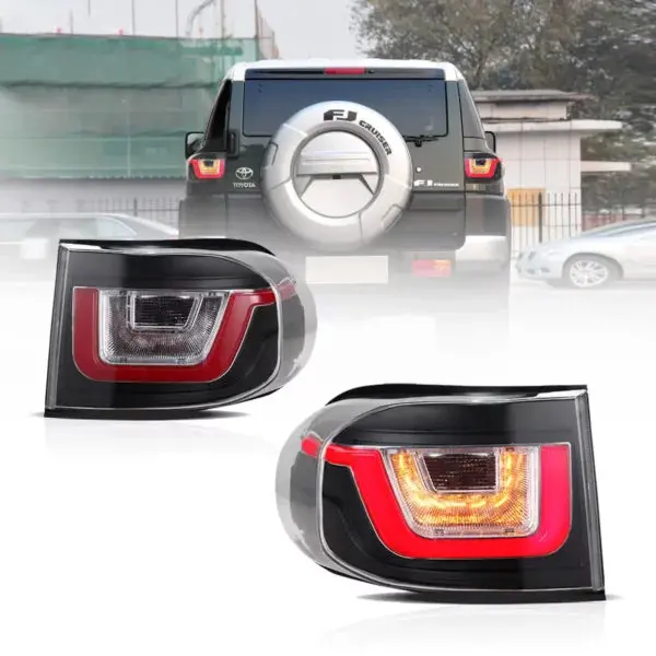 Vland Toyota Fj Cruiser 2007-2012 Led Tail Light 1