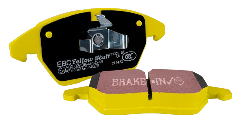 Ebc 04-05 Mitsubishi Lancer Evo 8 2.0T (Fq400 W/Alcon Caliper) Yellowstuff Front Brake Pads 1