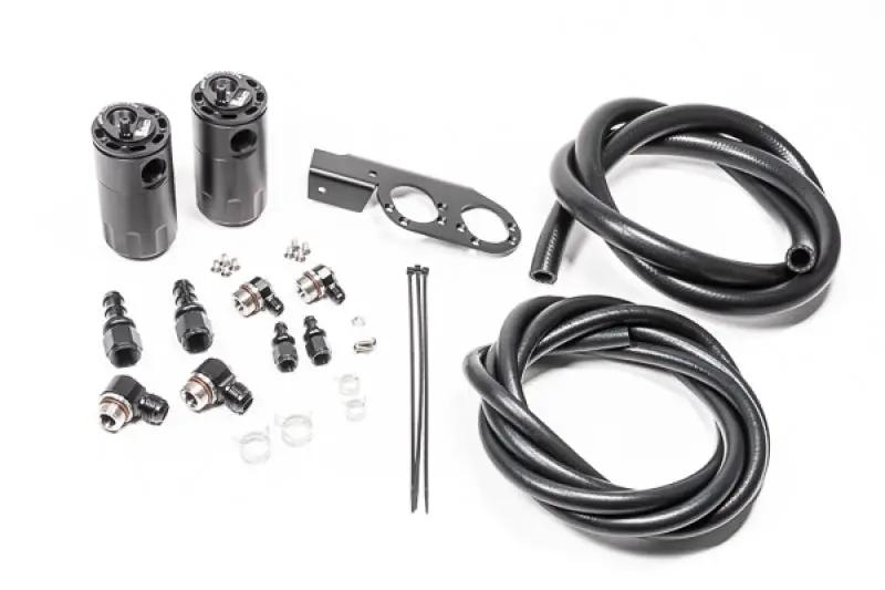 Radium Engineering Dual Catch Can Kit Nissan Z33 V35 Vq35de/Hr Fluid Lock 1