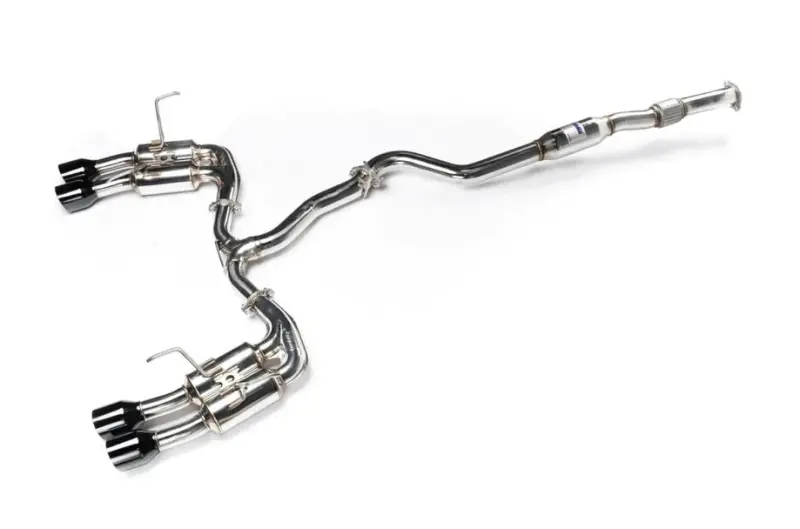 Invidia 2022+ Subaru Wrx Gemini Single Layer Quad Black Tip Cat-Back Exhaust 1