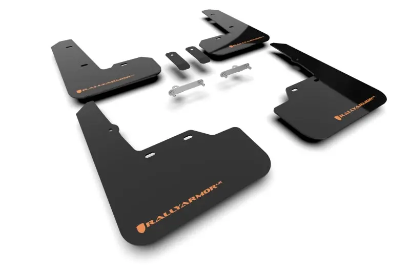 Rally Armor 22-25 Subaru Wrx Black Ur Mud Flap W/Orange Logo 1