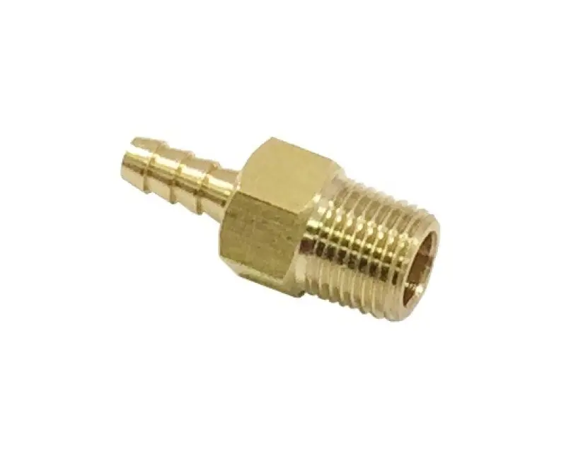 Torque Solution Brass 1/8 In Npt Fitting: Universal Straight Barb 1
