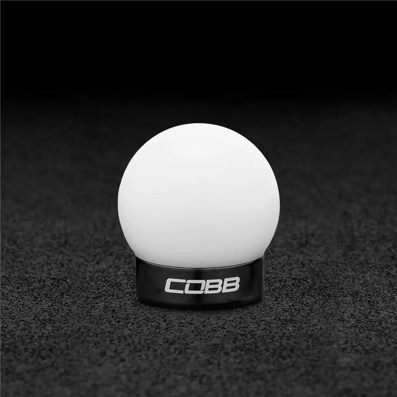 Cobb Ford Mustang Shift Knob White With Black Base 2