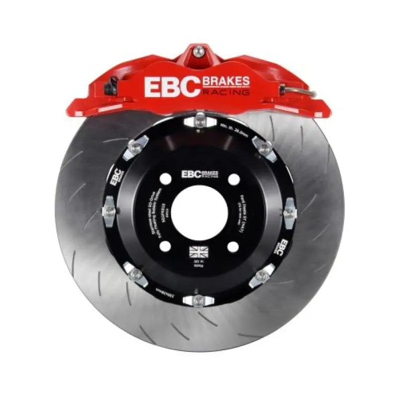 Ebc Racing 15-17 Ford Fiesta (Mk7) Red Apollo-4 Calipers 300Mm Rotors Front Big Brake Kit 1