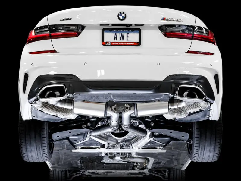 Awe Tuning 2019+ Bmw M340i/M440i (G20/G22) Resonated Touring Edition Exhaust (Use Oe Tips) 2