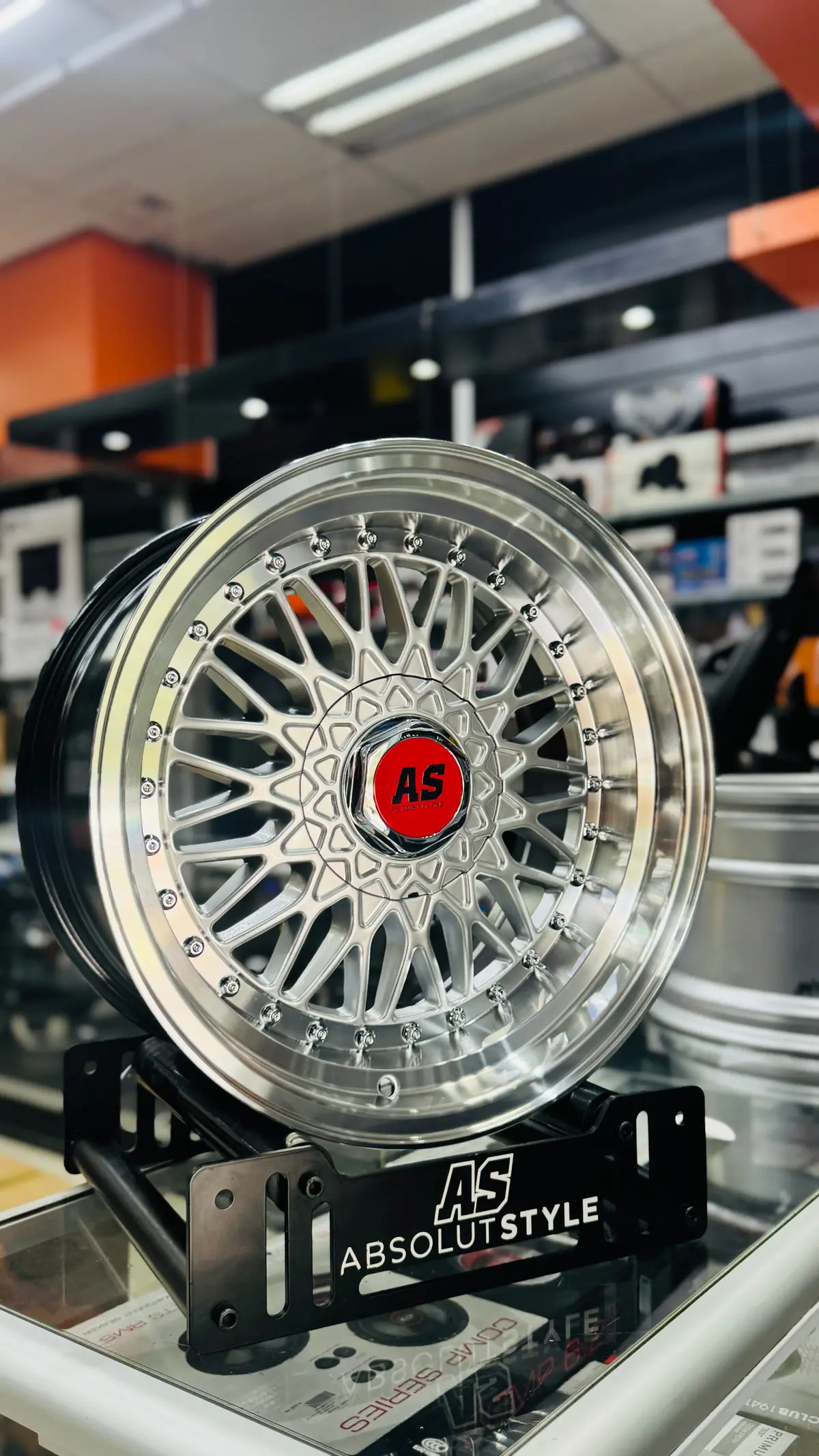 16” As Mesh Bb5 4/100 & 5/100 Multi Pcd Silver 2