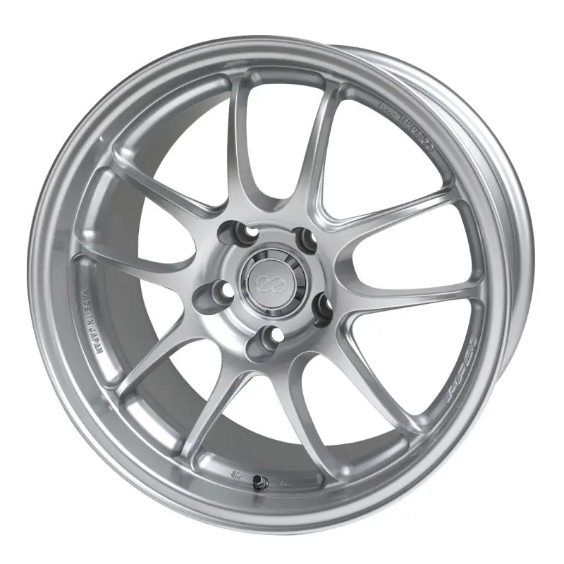 Enkei Pf01 15X7 4X100  41Mm Offset Silver Wheel 1