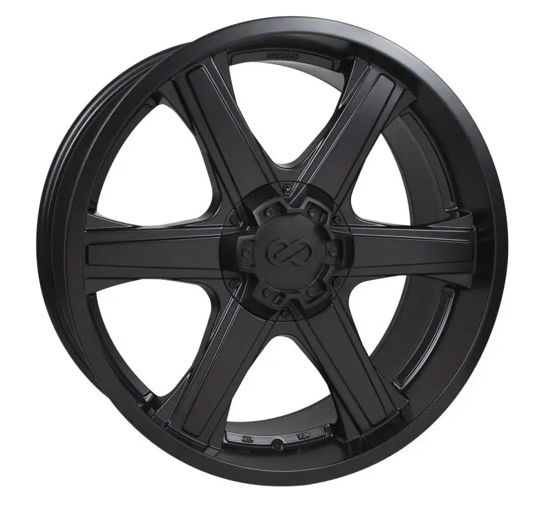 Enkei Bhawk 22X9.5 6X139.7 30Mm Offset 78Mm Bore Black Wheel 1