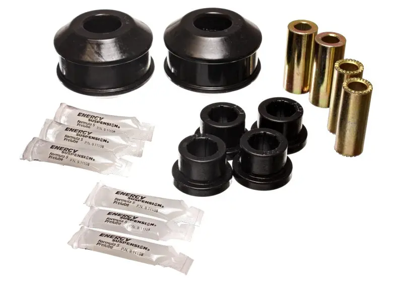Energy Suspension 03-05 Mitsubishi Lancer Evo 8 Black Front Control Arm Bushing Set 1
