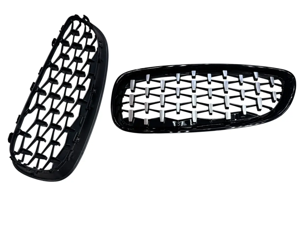 Bmw E89 Z4 Facelift 2009-2016 Diamond Grill Half Chrome 1