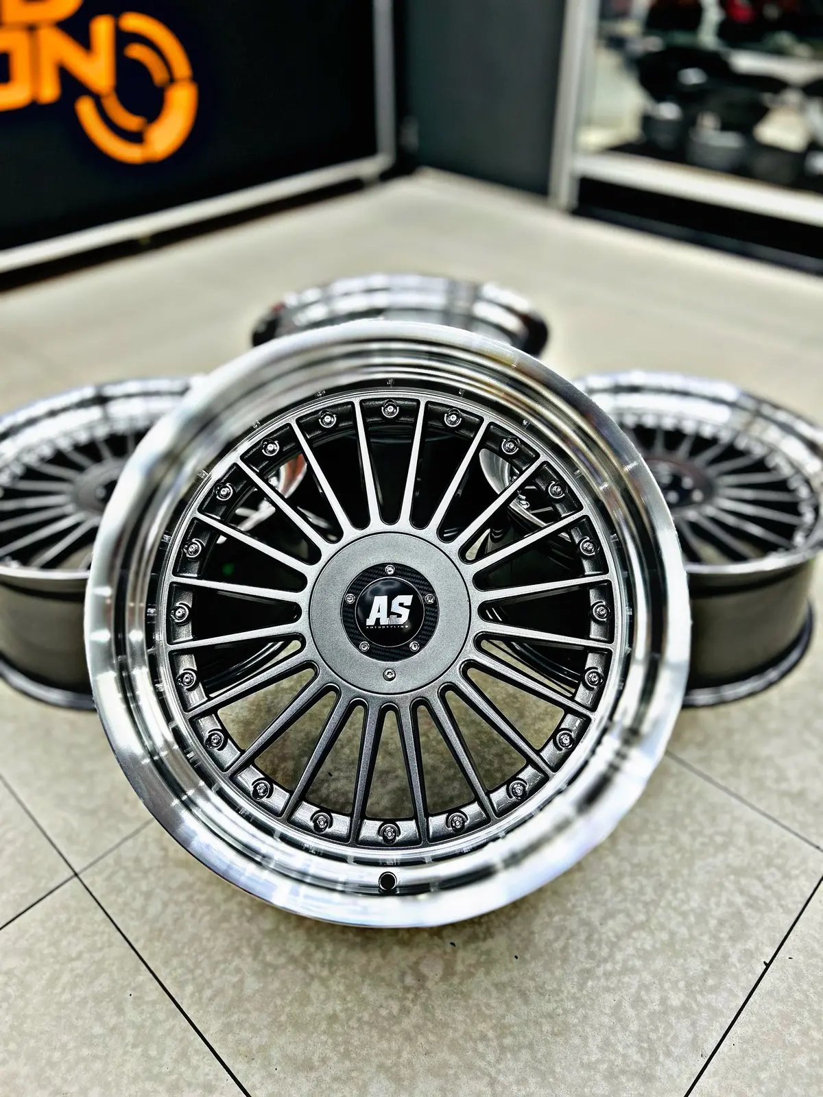 19”As Alpina 5/112 & 5/120 Multi Pcd Gunmetal 2