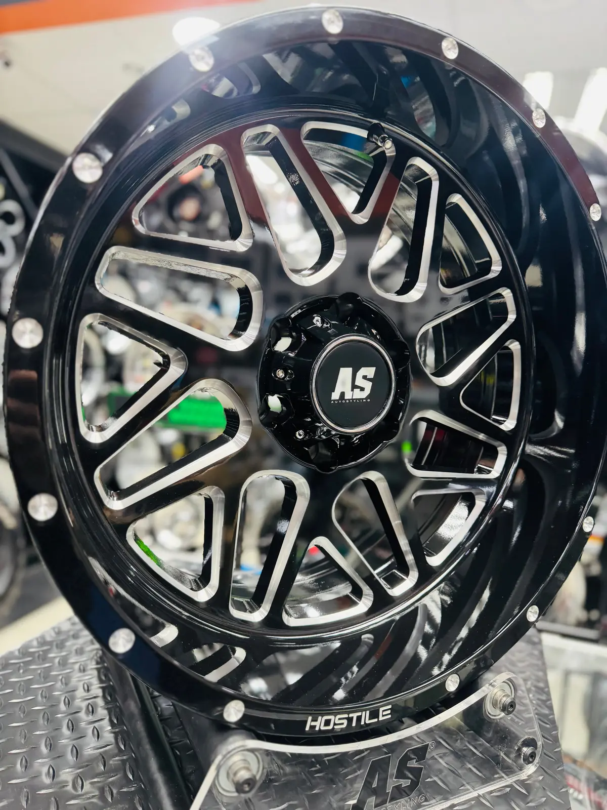 20” M7458 20X10j 6X139 Bakkie Gloss Black Rims 2