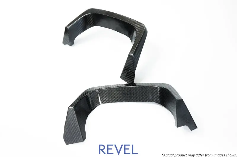 Revel Gt Dry Carbon Muffler Garnish (Left & Right) 15-18 Subaru Wrx/Sti - 2 Pieces 1