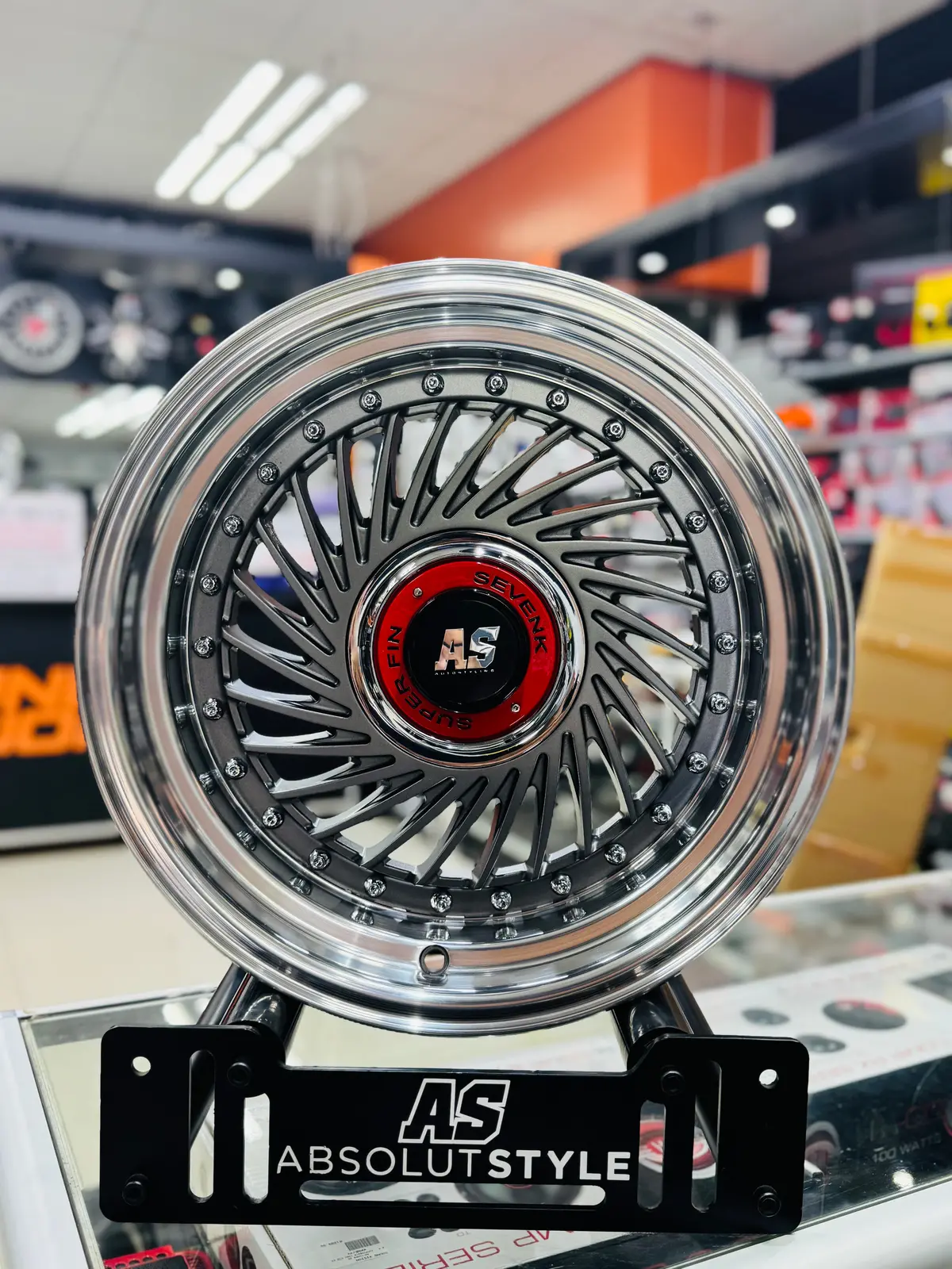 15” As-Superfin 4/100 & 4/114 Matt Grey Wheels 1