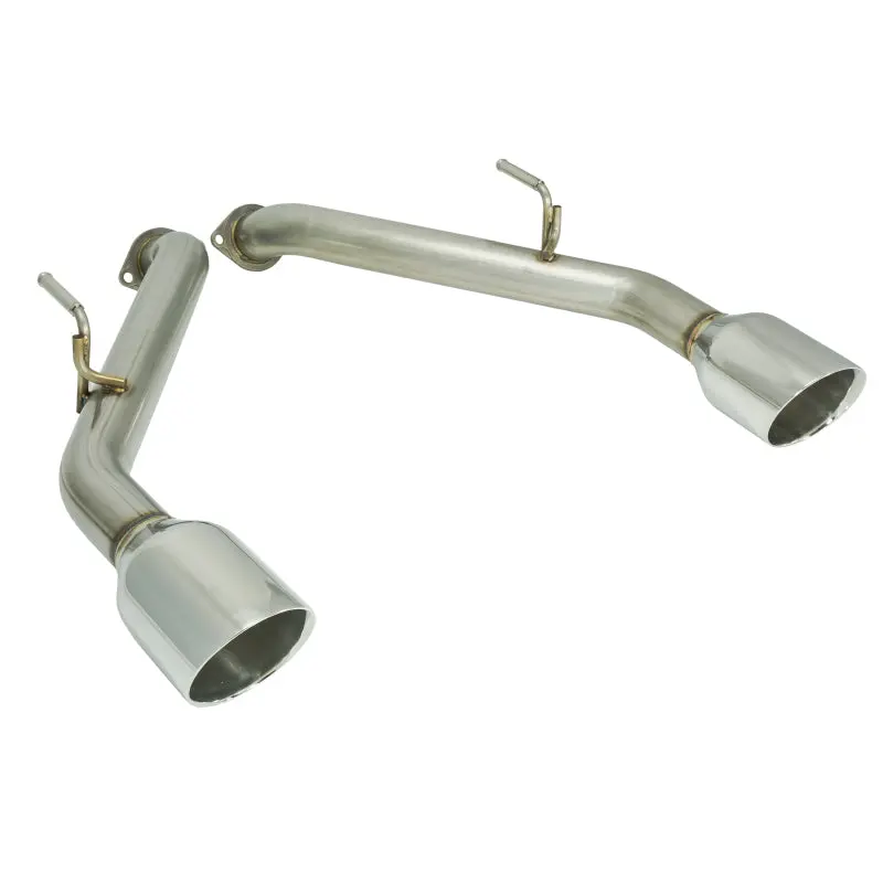Remark 2014+ Infiniti Q50 Axle Back Exhaust W/Stainless Steel Double Wall Tip 1