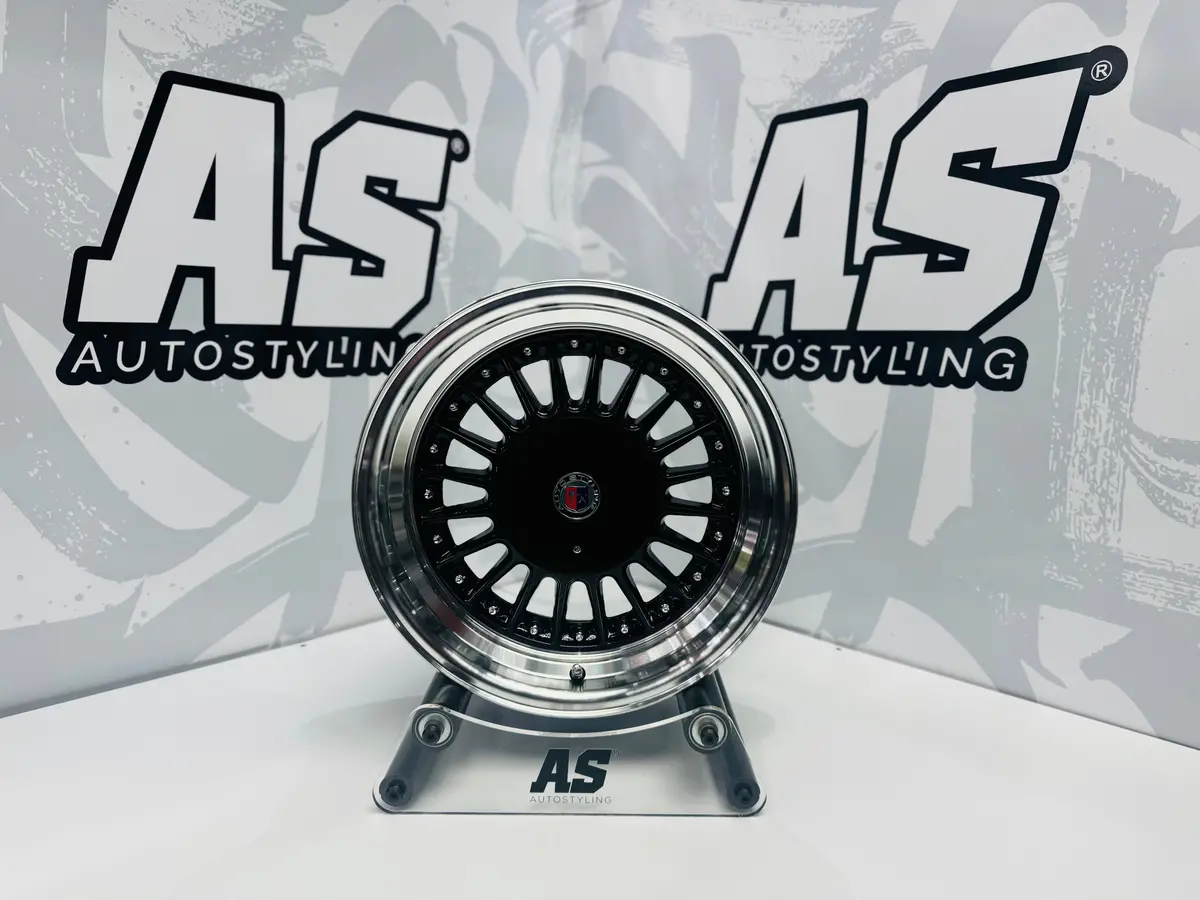 15” As- Alpina 7619 4/100 & 4/114 Wheels Black 2