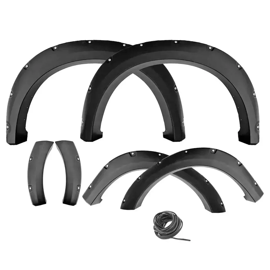 Next Gen Ranger Wheel Arches Studded Matt Black 2