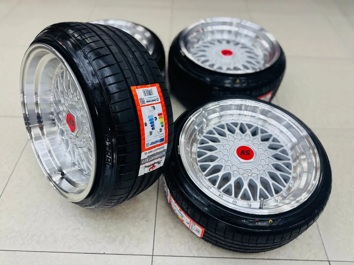 17 As Mesh 10J Rim & Tyre Combo Perfect For Bmw E30 2