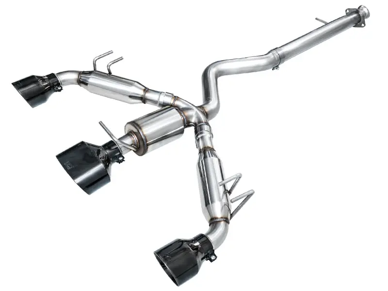 Awe Tuning 2023+ Toyota Gr Corolla Track Edition Exhaust - Diamond Black Tips 1