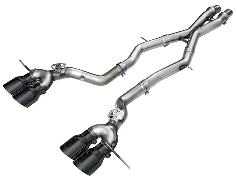 Awe Tuning 23-24 Bmw G87 M2 Track Edition Exhaust - Diamond Black Tips 1