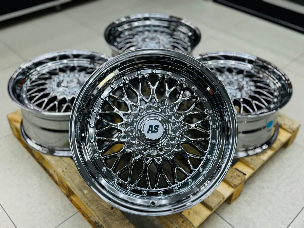 18” As- Mesh 5/100 5/120 Silver Chrome 2