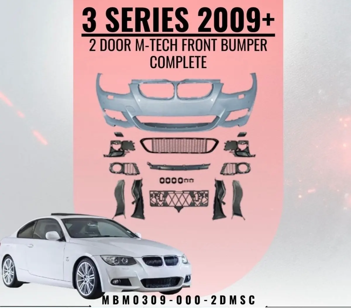 Bm E92 2Door Mtech Front Bumper Upgrade Facelift 2009-2012 1