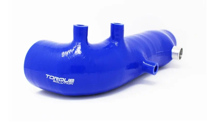 Torque Solution Turbo Inlet Hose Black: 02-07 Subaru Wrx/04-18 Sti/05-09 Legacy Gt/04-13 Ftx - Blue 1