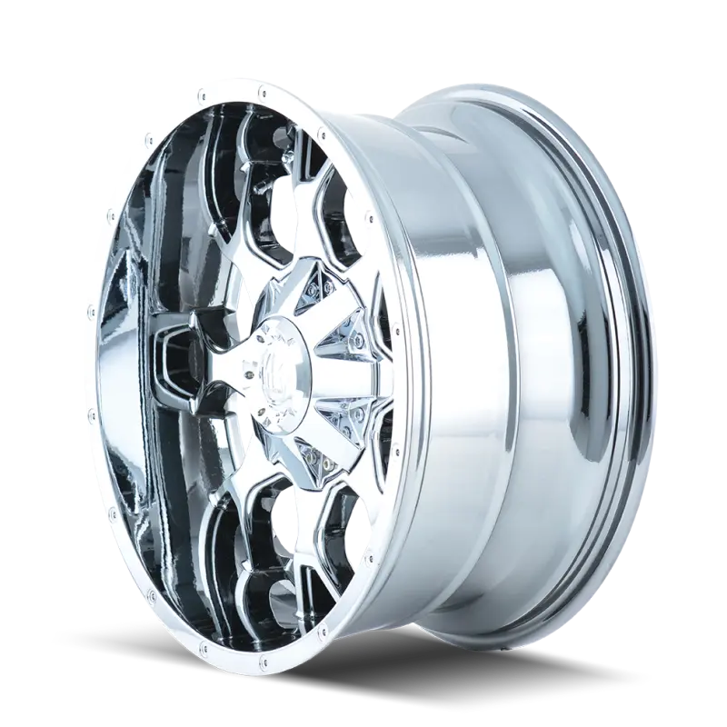 Mayhem 8015 Warrior 18X9 / 5X114.3 Bp / 18Mm Offset / 87Mm Hub Chrome Wheel 2