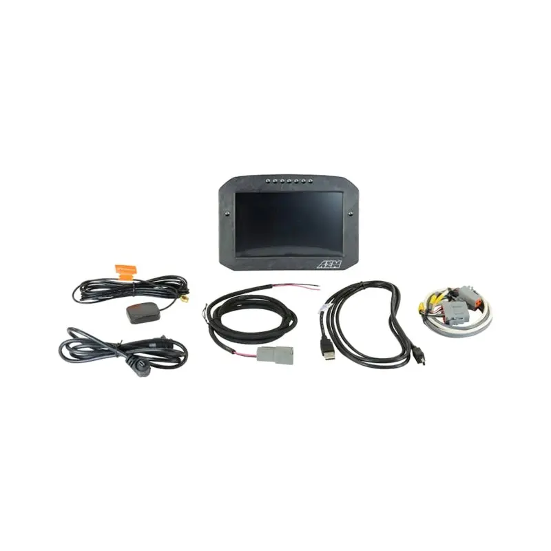 Aem Cd-7Lg Carbon Logging Flush Digital Dash Display W/ Internal 20Hz Gps & Antenna 1