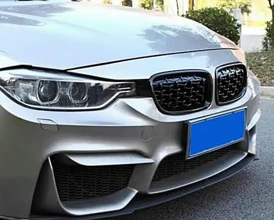 Million Star Kidney Grills Suitable For Bmw F30 Gloss Black 1