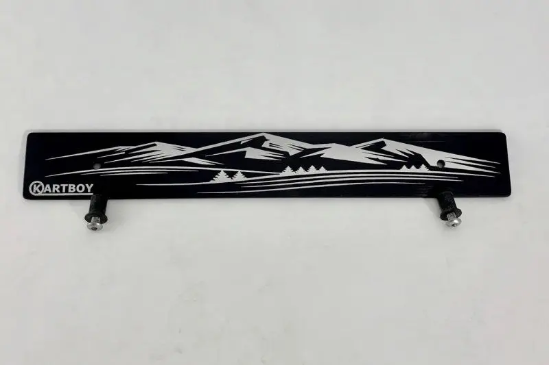Kartboy Subaru License Plate Delete - Black Barcode 1