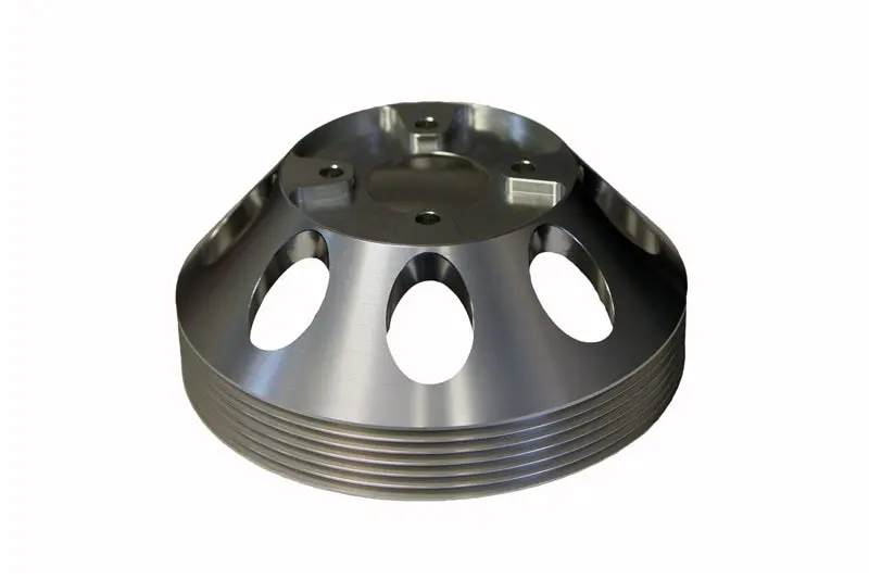 Torque Solution Lightweight Water Pump Pulley (Silver): Hyundai Genesis Coupe 3.8 2010+ 1