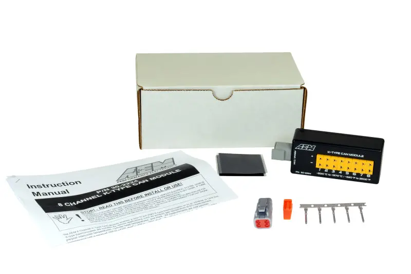 Aem 8 Channel K-Type Thermocouple Egt Can Module 1