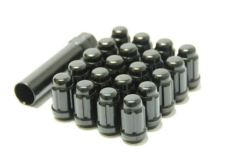 Wheel Mate Muteki Closed End Lug Nuts - Black Chrome 12X1.25 1