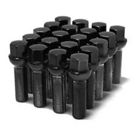 Wheel Mate Mevius Lug Bolt Set Of 20 - Black 14X1.50 27Mm Cone 60 Deg Tap 1