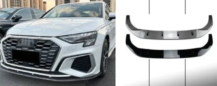Audi A3 8Y 3Pce Front Spoiler 1