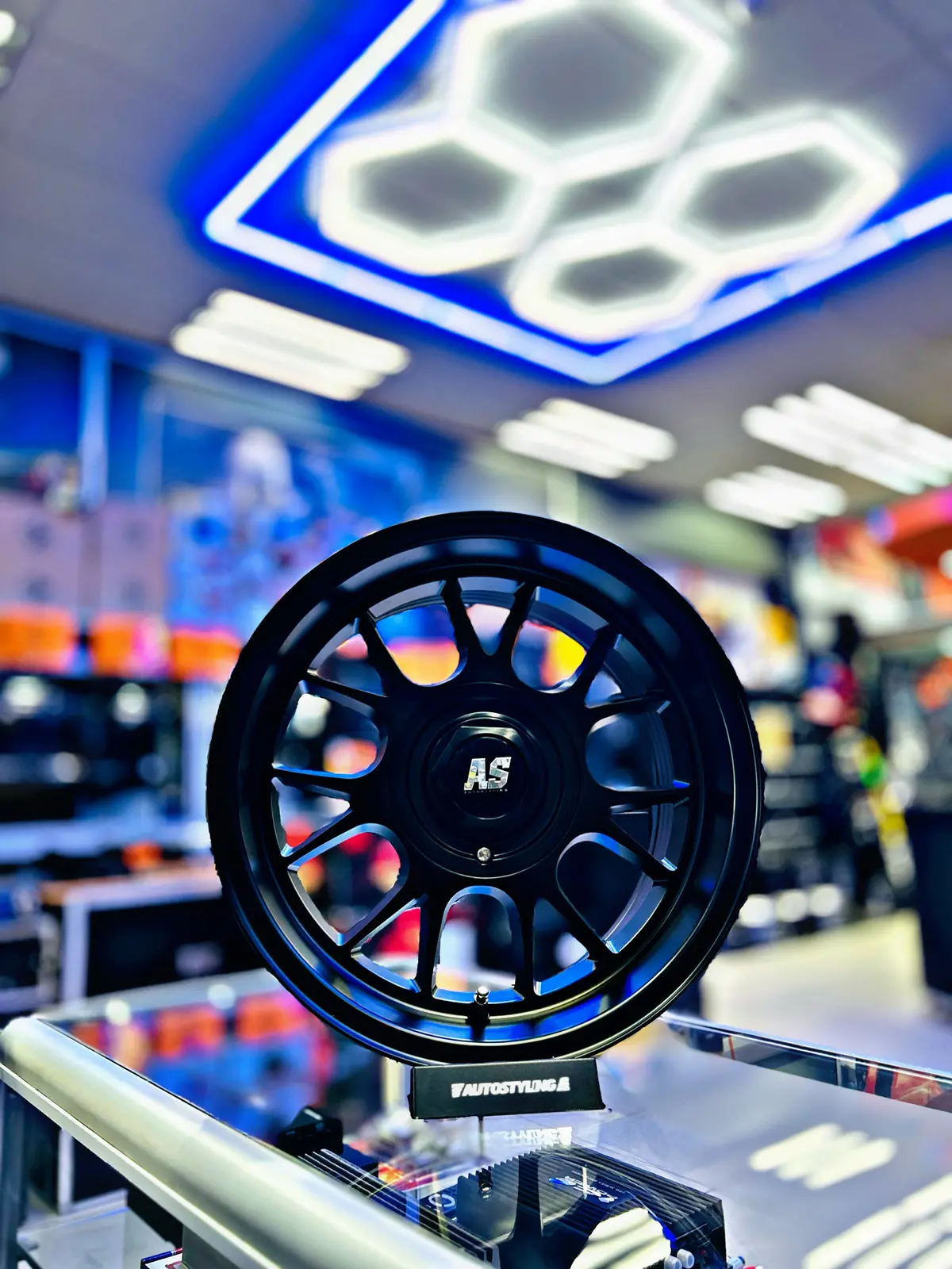 15” As- 7563   4/100 4/108 Full Matt Black Wheels 1