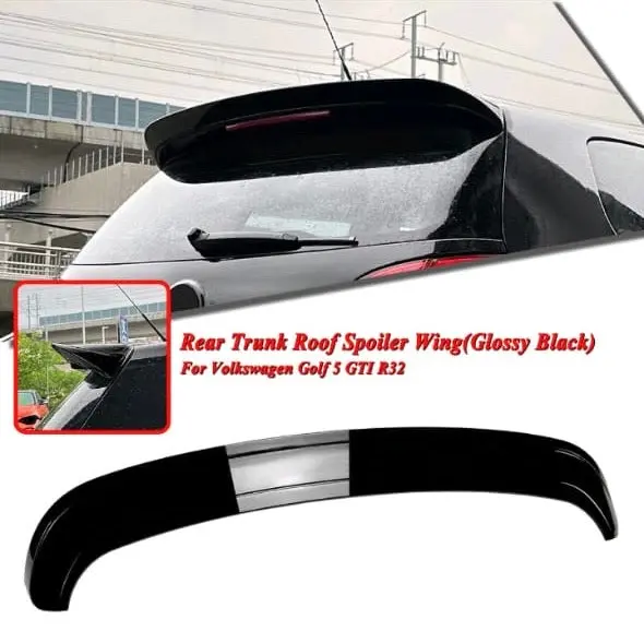 Mk5 Gti & R32 Fd  Roof Spoiler Gloss Black 1